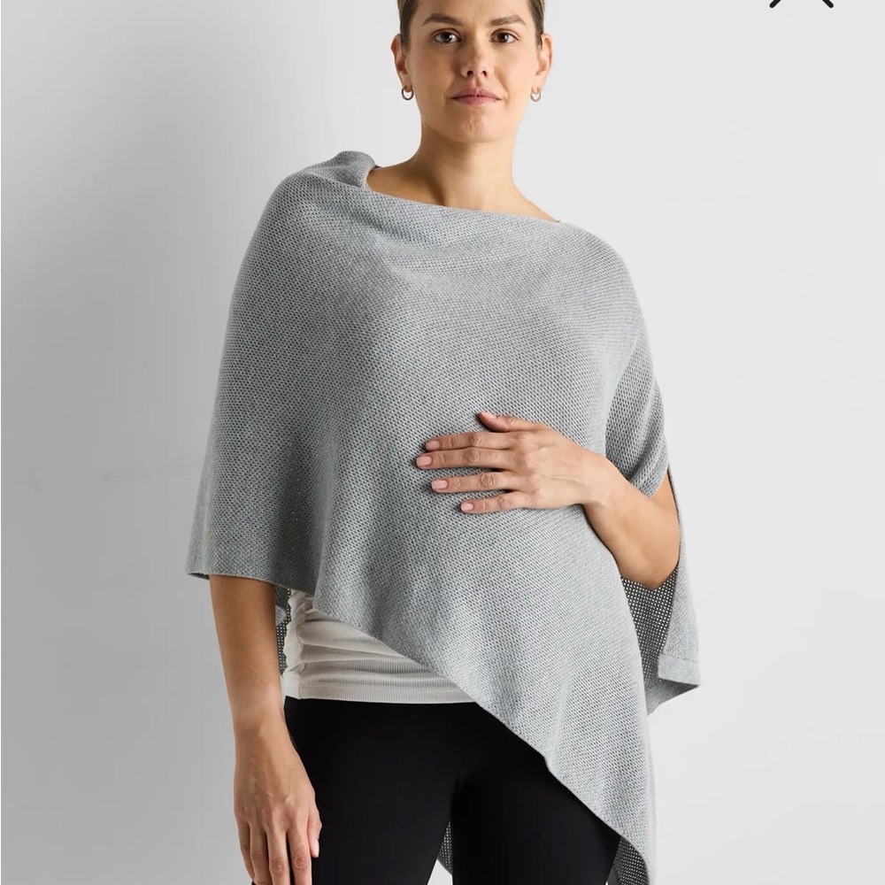 Quince Lightweight Cotton Cashmere Nursing Shawl